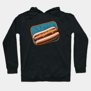 Hotdog Embroidered Patch Hoodie